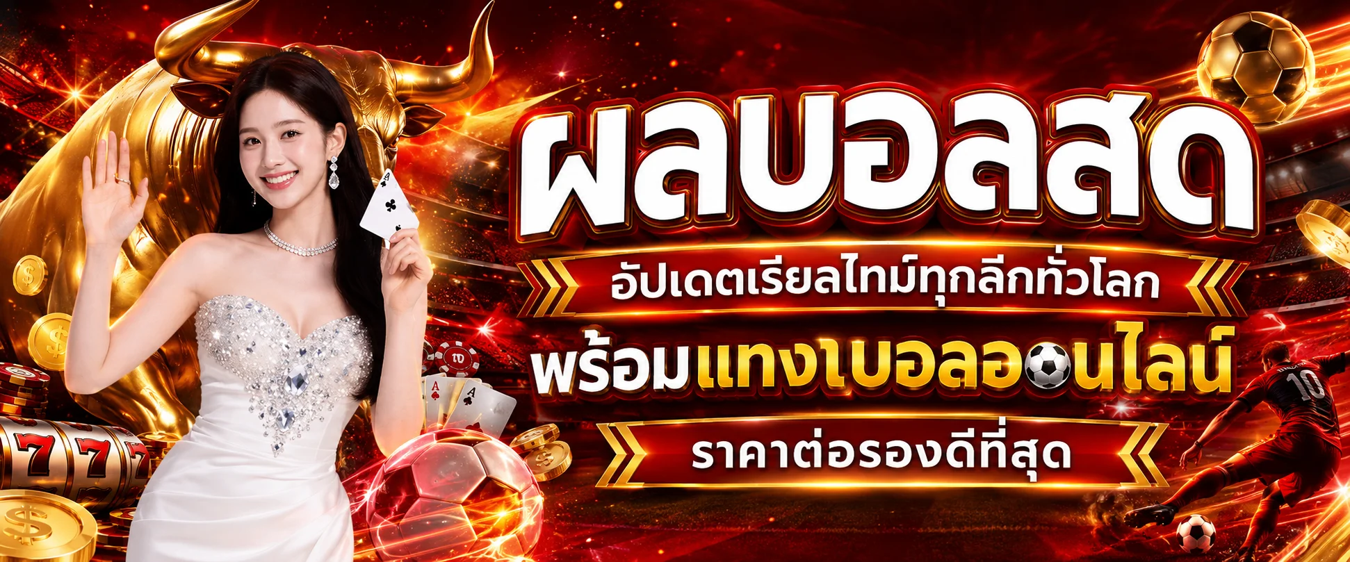 หน้าผลบอลสด อัพเดตเรียลไทม์ทุกลีกทั่วโลก